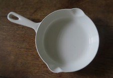 Frigideira/frigideira Le Creuset White #16 com bicos - Excelente estado comprar usado  Enviando para Brazil
