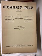 Giurisprudenza italiana anno usato  Palermo