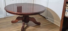 Round wood pedestal for sale  Scott