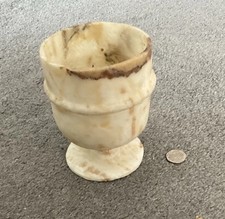Egyptian alabaster cup for sale  HEMEL HEMPSTEAD