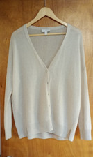 Cashmere cardigan white for sale  UK