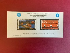 ALEMANHA 1981 MNH FOLHA DE LEMBRANÇA DE PELE DEN SPORT REMO comprar usado  Enviando para Brazil