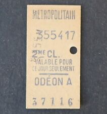Ancien ticket paris d'occasion  Nantes-