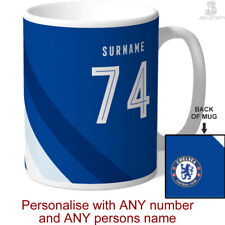 Caneca CHELSEA FC, presente personalizado para fã do Chelsea. Seu nome. Copa de futebol personalizada, usado comprar usado  Enviando para Brazil