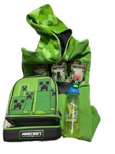 PACOTE MINECRAFT LANCHEIRA COM CAPUZ 20 Oz 💦 Garrafa e 3 estatuetas MINECRAFT 🤖, usado comprar usado  Enviando para Brazil