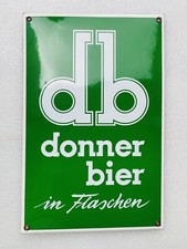 Emailschild donner bier gebraucht kaufen  Schiffweiler