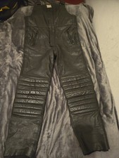 Leder latzhose 58 gebraucht kaufen  Berlin