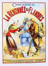 Affiche chicorée renommée d'occasion  Bar-le-Duc