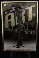 2017-18 Noir Russell Westbrook Vintage Arte Moldura de Metal Dourada #13/25 Thunder comprar usado  Enviando para Brazil