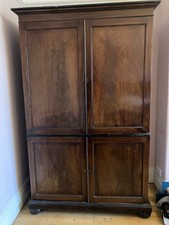 Antique mahogany linen for sale Antique mahogany linen for sale  BRISTOL
