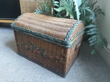 Vintage woven rattan for sale  NEWPORT