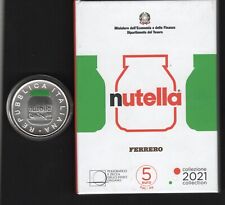 nutella monete 5 argento usato  Bazzano