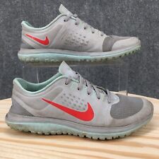 Tênis de corrida Nike feminino 8.5 FitSole cinza azul malha com cadarço 616684-004 comprar usado  Enviando para Brazil