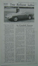 Reliant sabre period for sale  BATLEY