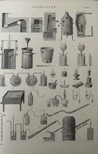 C.1877 chemistry engraving for sale  TORRINGTON