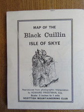 Map black cuillin for sale  WOLVERHAMPTON
