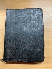 LIVRO DE COURO VINTAGE BÍBLIA SAGRADA KING JAMES VERSÃO ILUSTRADA EUA (P4) comprar usado  Enviando para Brazil