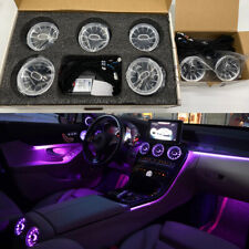 Usado, Luzes ambientais LED 64 cores kit de ventilação de ar 7 peças para Mercedes Benz C W205 GLC X253 comprar usado  Enviando para Brazil