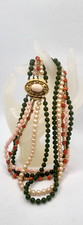 Collana vintage multifilo usato  Palermo