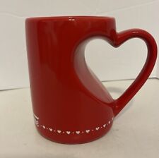 Red heart mug for sale  Greenback