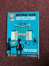Greyhound racing racecard for sale  POOLE