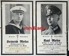 Sterbebild wwii brüder gebraucht kaufen  Gottmadingen