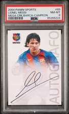 Usado, 2004 Panini Sports Mega Cracks Barca Campeon No. 89 Lionel Messi Rookie PSA 8 comprar usado  Enviando para Brazil