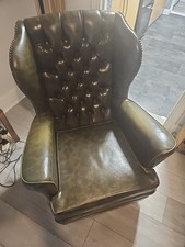 Vintage green leather for sale  ROCHESTER
