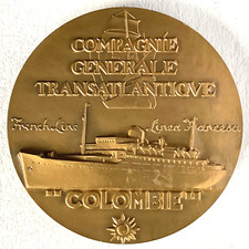 Médaille paquebot colombie d'occasion  Colmar