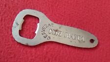 ANTIGUO ABRIDOR OPENER DÉCAPSULEUR METÁLICO CERVEZAS CRUZ BLANCA..CERVEZA SKOL.. comprar usado  Enviando para Brazil