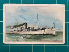 Cartão comercial de leite condensado Borden's - USS Dynamite Cruiser Vesuvius comprar usado  Enviando para Brazil