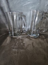 Vidro transparente pesado grosso Libbey 15 oz. Conjunto de 2 canecas de cerveja com alças comprar usado  Enviando para Brazil