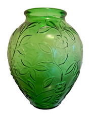 Bohemian glass vase for sale  UXBRIDGE
