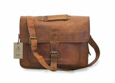 Usado, Bolsa maleta couro ombro mensageiro laptop empresarial tiracolo masculina comprar usado  Enviando para Brazil