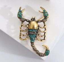 Rhinestone gold green for sale  LONDON