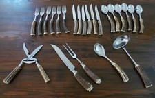 Hirschhornbesteck solingen bar gebraucht kaufen  Birkenfeld