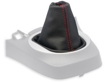 Usado, PER TOYOTA VERSO-S 2010-2016 CUFFIA LEVA CAMBIO PELLE NERA CUCITURE ROSSE comprar usado  Enviando para Brazil