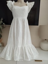 Boohoo white cotton for sale  LONDON