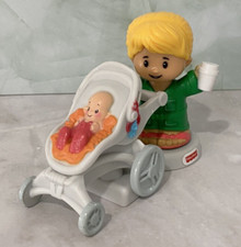 Carrinho de bebê Fisher Price Little People mamãe e mamãe família boneco conjunto de brinquedos comprar usado  Enviando para Brazil