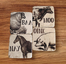 Tile coasters 4pc for sale  Los Angeles