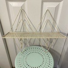 Prateleira de malha vintage MCM metal diamante duplo comprar usado  Enviando para Brazil