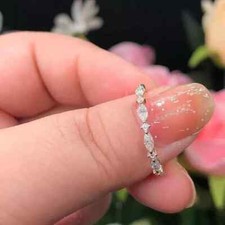 Marquise round moissanite d'occasion  Expédié en Belgium