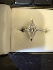 Moissanite ring size for sale  NORTH FERRIBY