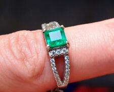 0.76cts bague émeraude d'occasion  Marseille XV
