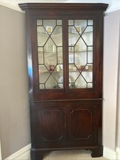 Mahogany corner dresser for sale  WIMBORNE