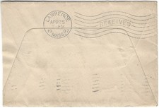 Máquina Cancelar 1907 Lawrence, Mass Type AMS-25 Servicio Marcado en Cubierta segunda mano  Embacar hacia Mexico