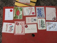 Lot étiquettes ancienne d'occasion  Pont-du-Château