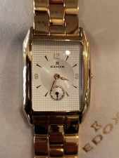 Edox quartz men for sale  LONDON