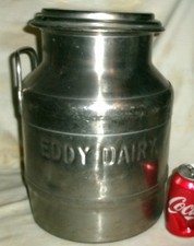 EDDY DAIRY AÇO INOXIDÁVEL LEITE VACA FAZENDA LATA GARRAFA NEWINGTON CONN SUPORTE comprar usado  Enviando para Brazil