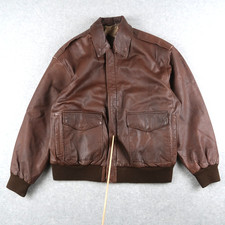 Jaqueta Bombardeiro de Couro Aviador Piloto Vintage Marrom Tamanho G Grande Pele de Porco comprar usado Jaqueta Bombardeiro de Couro Aviador Piloto Vintage Marrom Tamanho G Grande Pele de Porco comprar usado  Enviando para Brazil